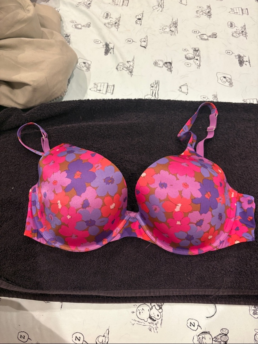 Victoria’s Secret Floral Biofit Demi Uplift Bra 38C